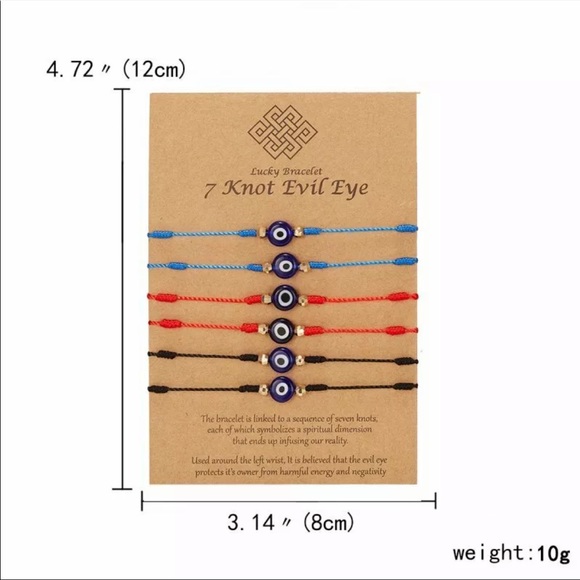 Evil Eye 6 pack bracelets - Picture 3 of 3